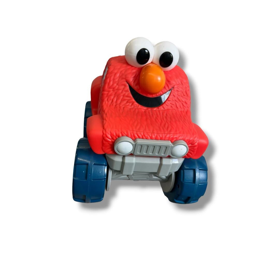Sesame Street Elmo Monster Truck Toy – Rolling Vehicle, Lights/Sounds (Tested)